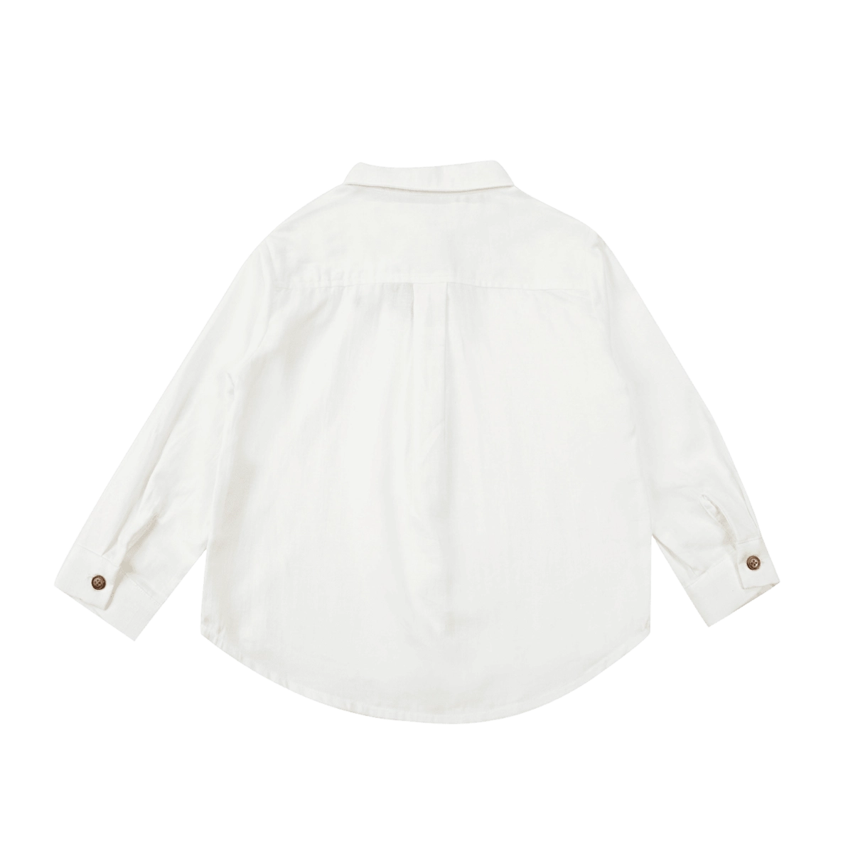 Donsje Chee shirt in Crispy White, back view