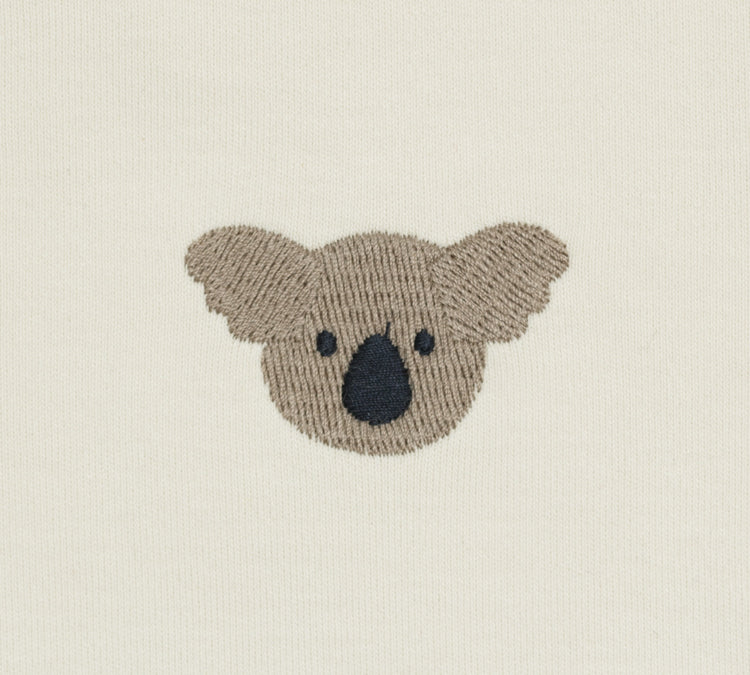 Donsje | Jarne Tshirt Koala - Birch detail