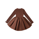 Donsje | Dress Furre - Mahogany