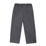 Donsje Kassim Koala trousers in Cloudy Grey, back view