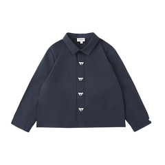 Donsje Lauden Koalas shirt in Blue Marine, front view
