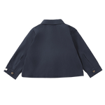 Donsje Lauden Koalas shirt in Blue Marine, back view