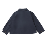 Donsje Lauden Koalas shirt in Blue Marine, back view
