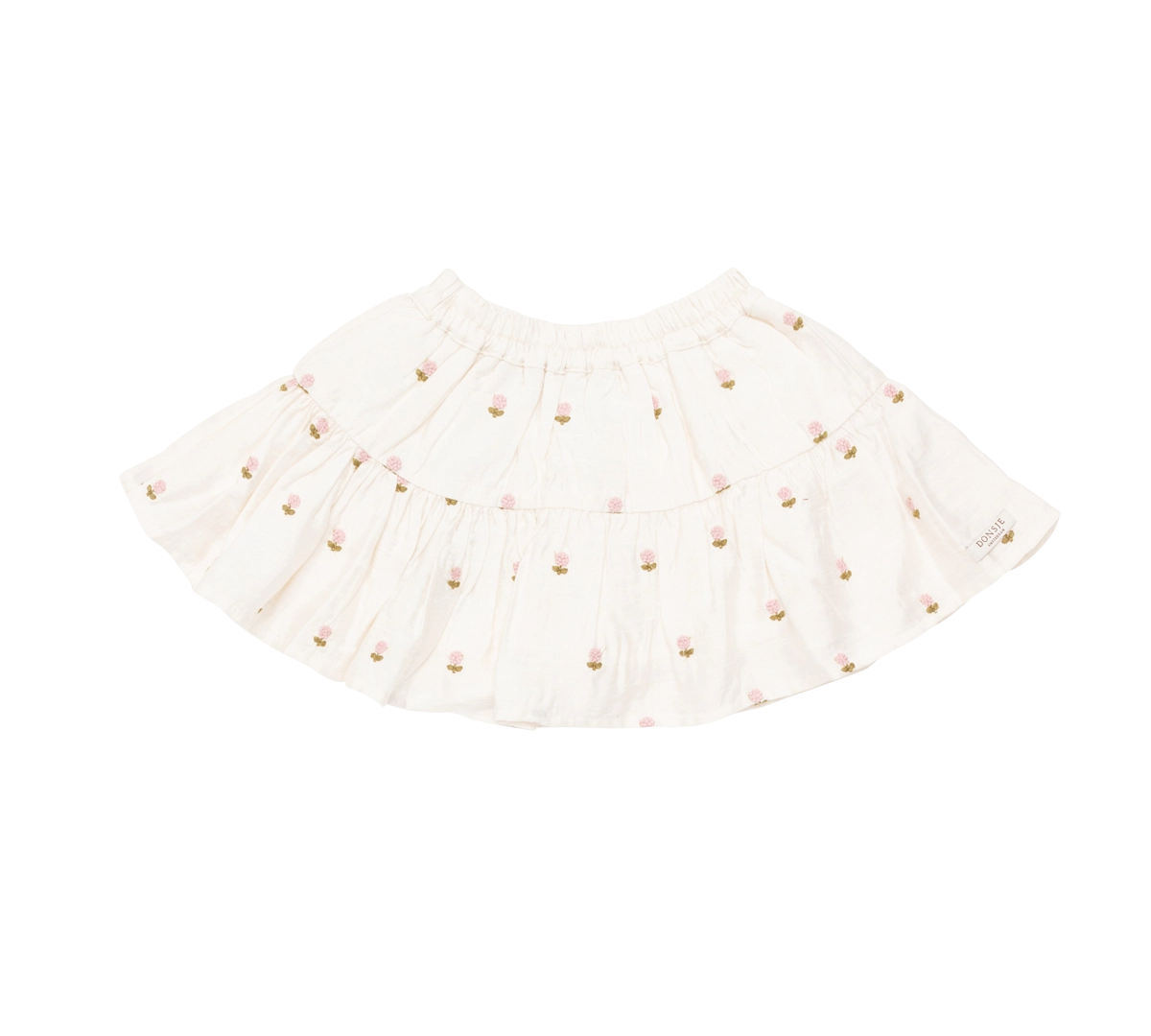 Donsje | Skirt Lindie Roses - Warm White