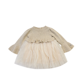 Donsje | Dress Paulien - Biscotti Melange