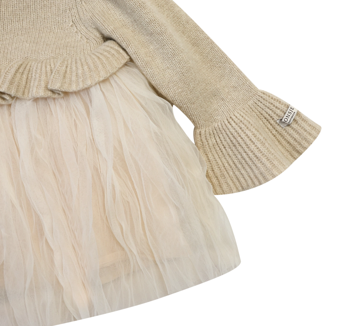 Donsje | Dress Paulien - Biscotti Melange