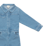 Donsje | Jumpsuit Lard Western Bear - Vintage Blue