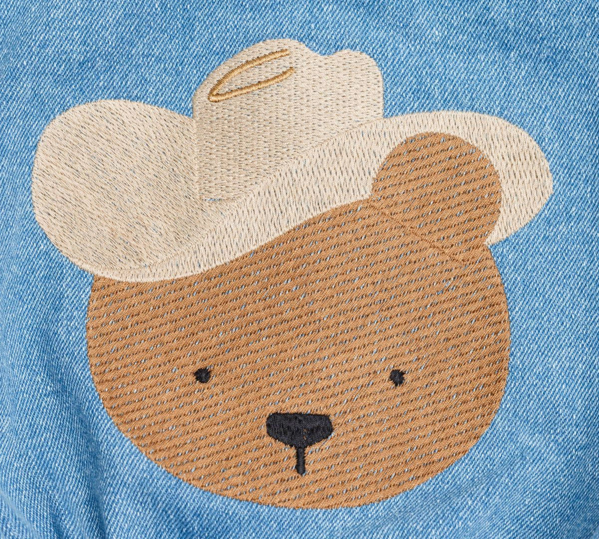 Donsje | Jumpsuit Lard Western Bear - Vintage Blue