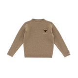 Donsje | Sweater Merino Wool Geeratz - Stag Milk Chocolate Melange