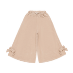 Donsje Nolien Bow trousers in Vintage Rose, front view with bow details