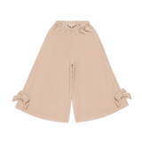 Donsje Nolien Bow trousers in Vintage Rose, front view with bow details
