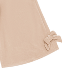 Donsje Nolien Bow trousers in Vintage Rose, close-up of a bow at the hem