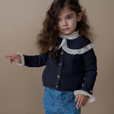 Donsje | Cardigan Zoila - Blue Marine