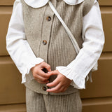 Donsje | Vest Tjitske - Sesame Melange