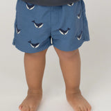 Donsje | Wangu Swim Shorts Whales - Royal Blue