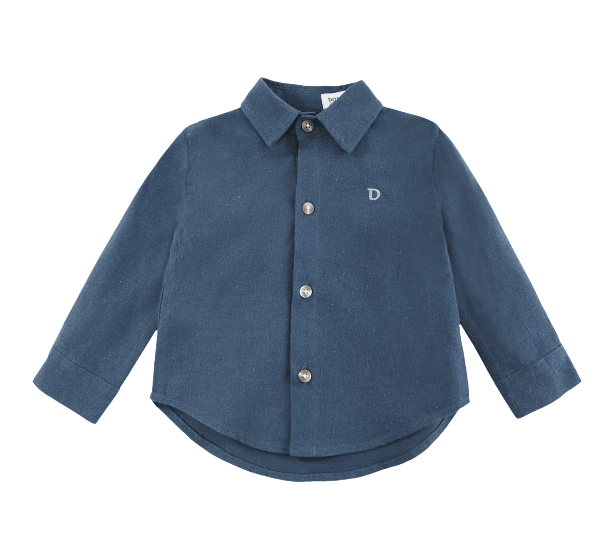 Donsje Chee shirt in Night Blue, front view