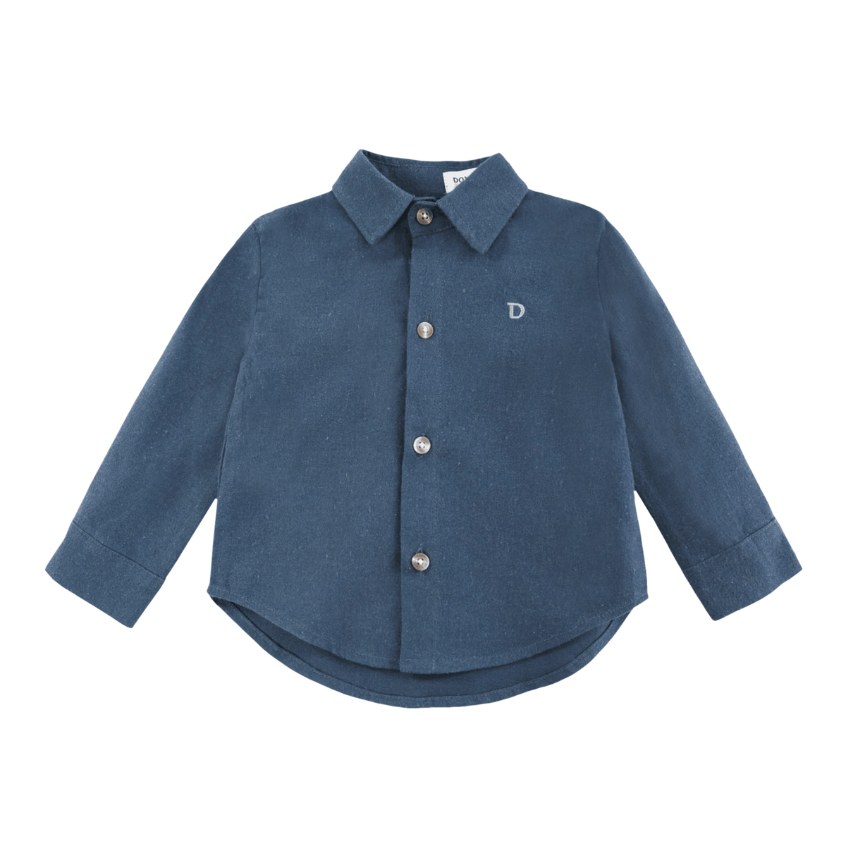 Donsje Chee shirt in Night Blue, front view