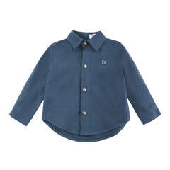 Donsje Chee shirt in Night Blue, front view