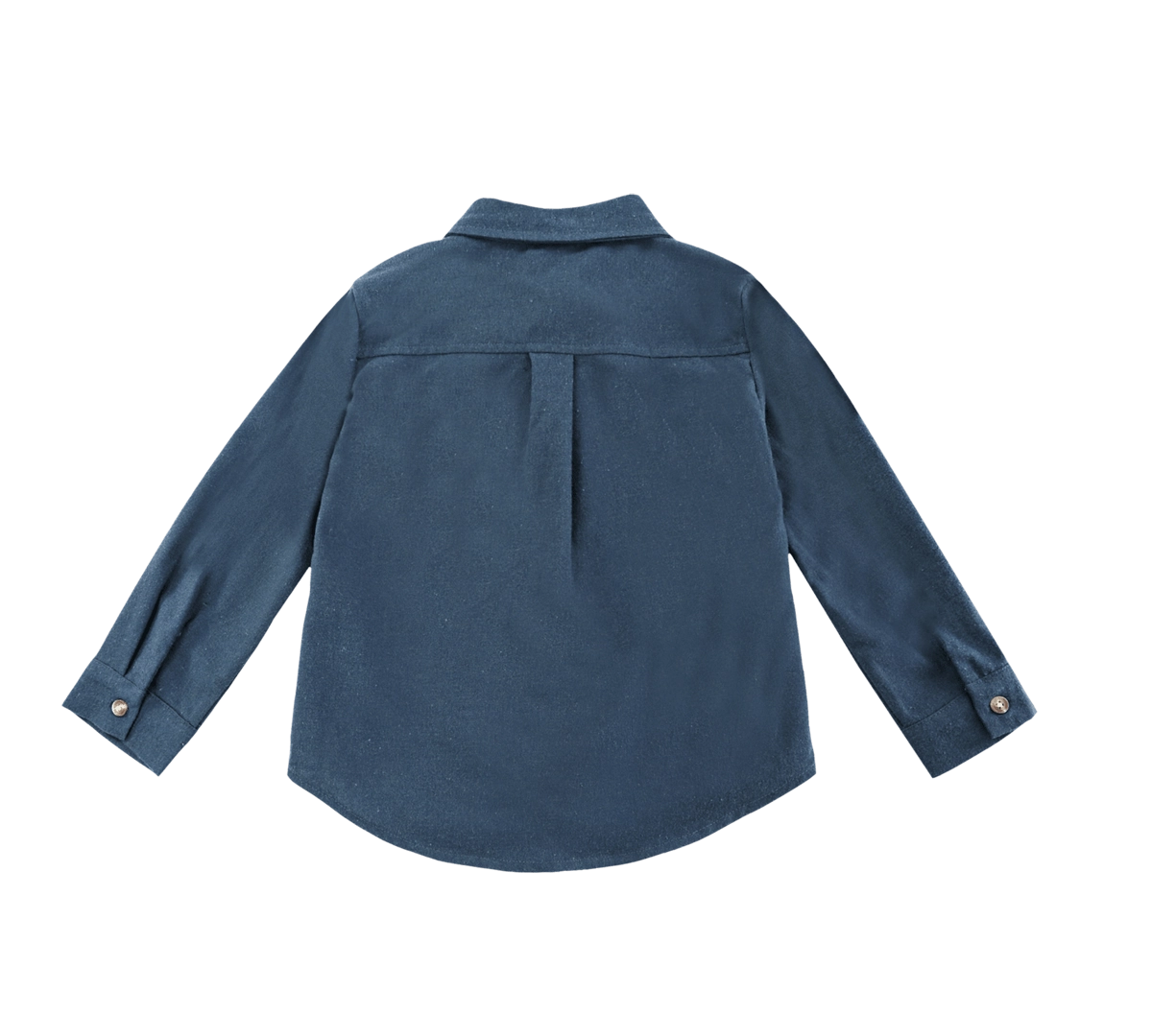 Donsje Chee shirt in Night Blue, back view