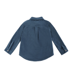 Donsje Chee shirt in Night Blue, back view