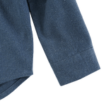 Donsje Chee shirt in Night Blue, close-up of the sleeve cuff