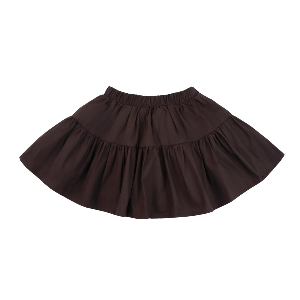 Donsje Azani skirt in Toffee, back view