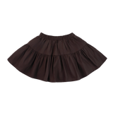 Donsje Azani skirt in Toffee, back view