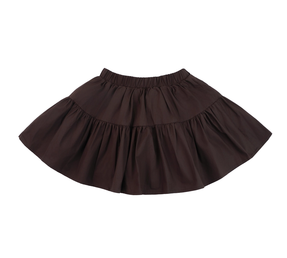 Donsje Azani skirt in Toffee, back view