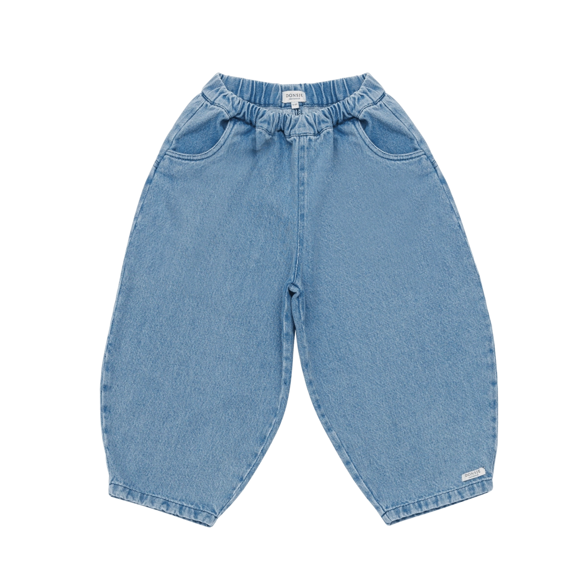 Donsje Dinotje trousers in Sky Blue, front view