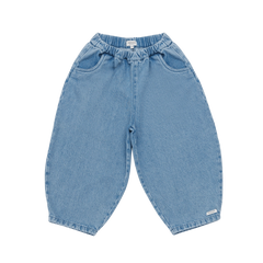 Donsje Dinotje trousers in Sky Blue, front view