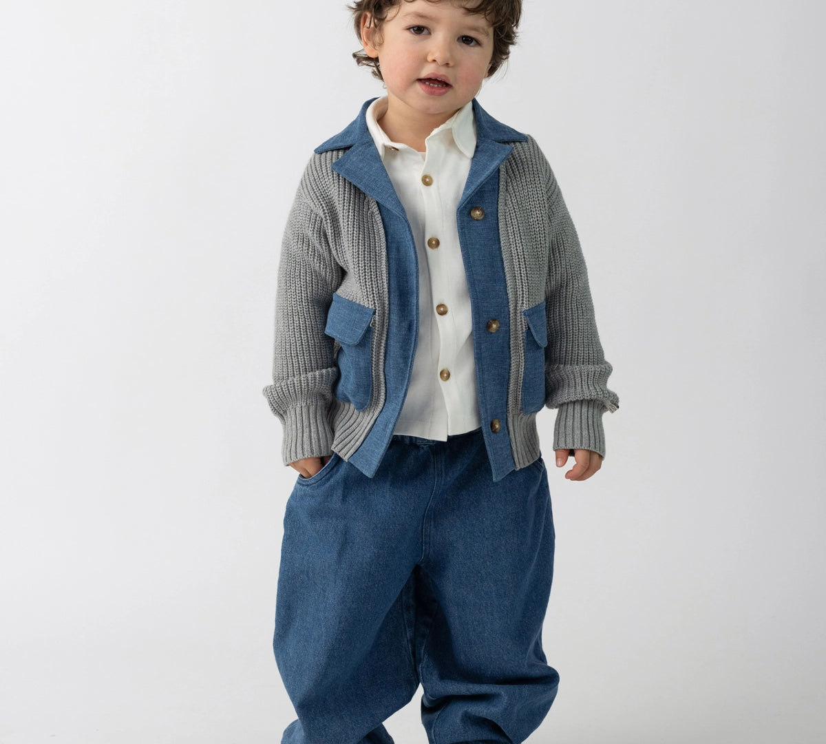 Donsje - Dinotje Trousers - Sky Blue