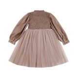 Donsje Janice dress in Rose Brown, back view