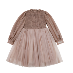Donsje Janice dress in Rose Brown, front view