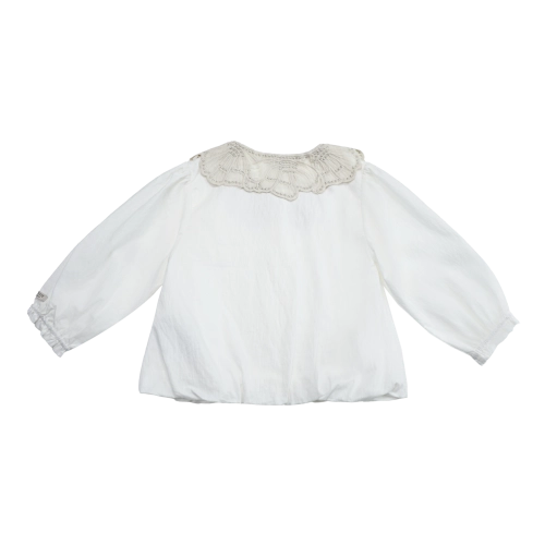 Donsje Kieke blouse in Crispy White, back view