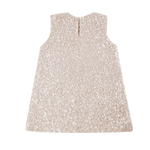 Donsje Lizonne dress in Misty Rose, back view