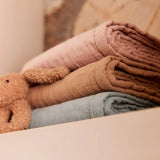 Jollein | Muslin Blanket 75x100cm Jacquard - Biscuit