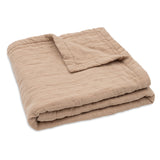 Jollein | Muslin Blanket 75x100cm Jacquard - Biscuit
