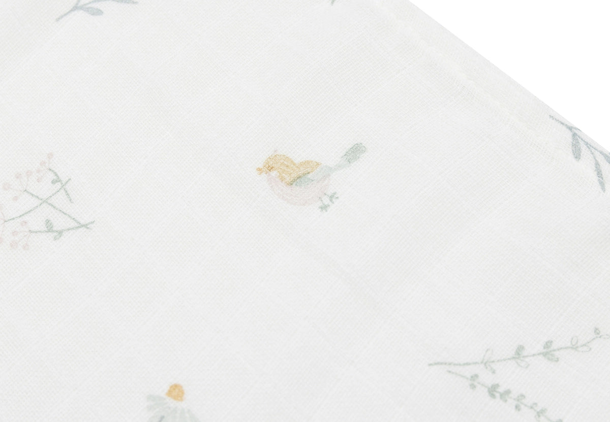 Jollein | Muslin Cloth 70cm - Lovely Birds (3pack)