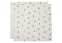 Jollein | Swaddle Muslin 115cm - Teddy Bear (2pack)