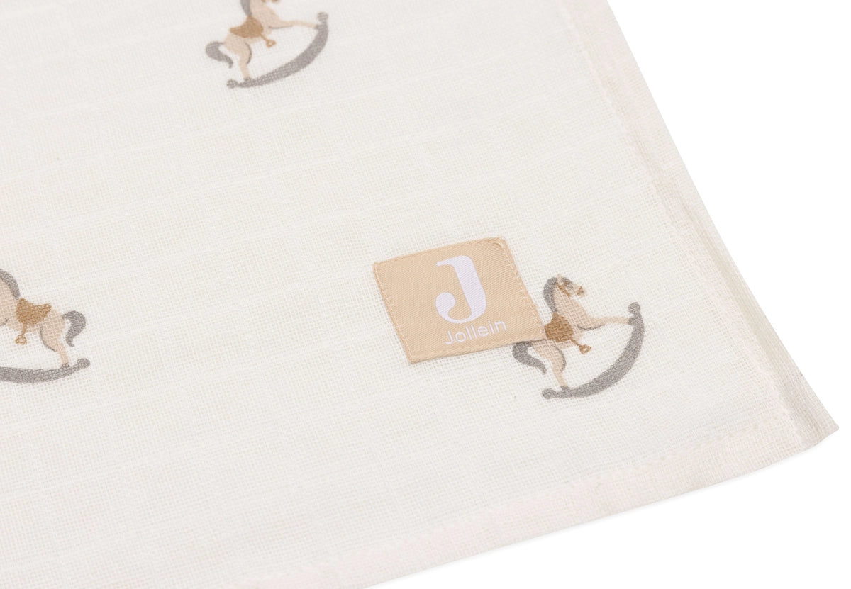 Jollein | Swaddle Muslin 115cm - Nostalgic Ride (2pack)