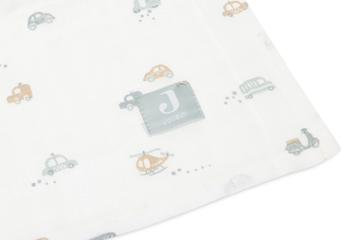 Jollein | Swaddle Muslin 115cm - On The Go (2pack)