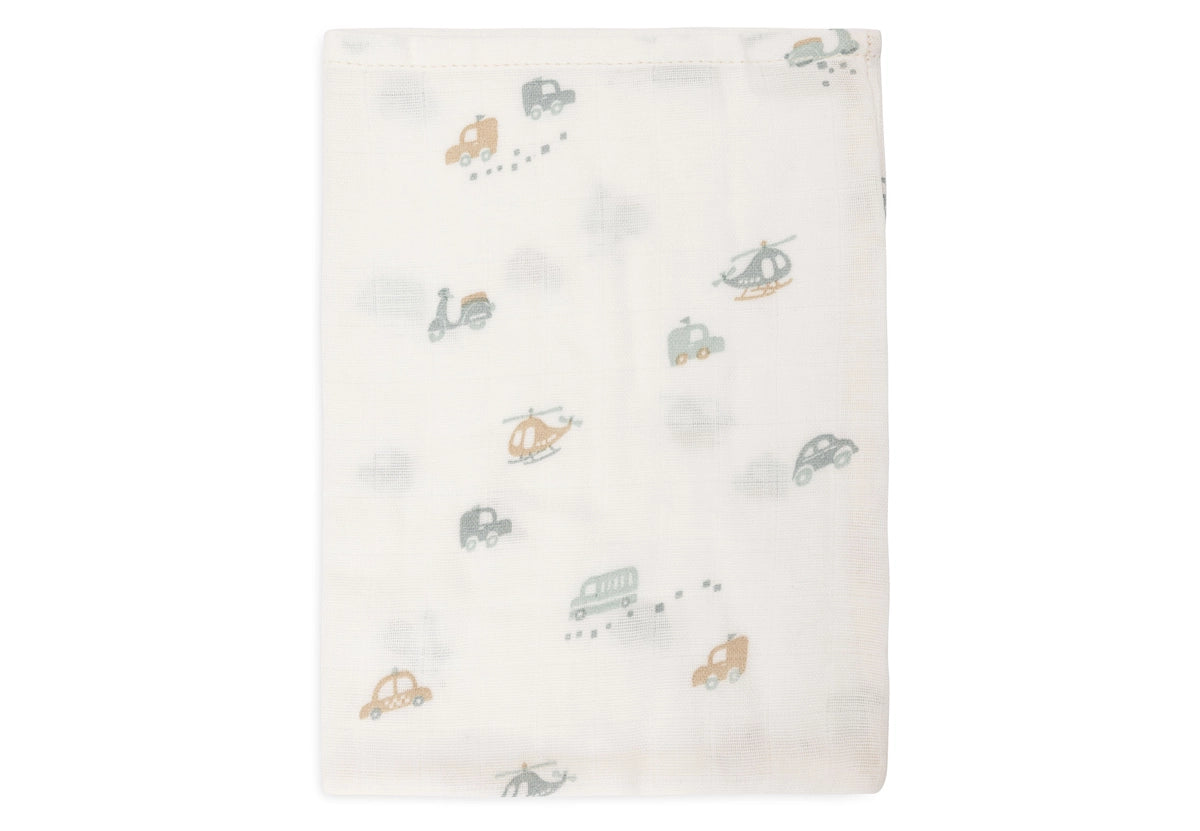 Jollein | Washcloth Muslin 15x20cm - On The Go - 3 Pack