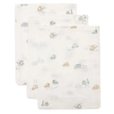 Jollein | Washcloth Muslin 15x20cm - On The Go - 3 Pack