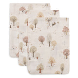 Jollein | Washcloth Muslin 15x20cm - Tiny Park - 3 Pack
