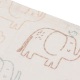 Jollein | Mouth Cloth Muslin 31x31cm - Elephant Tales - 3 Pack