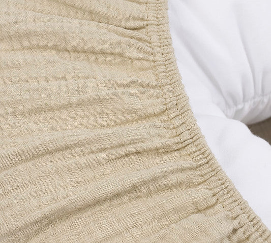 Meyco | Relax Cover Muslin Nursing Pillow - Sand