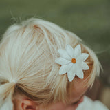 Donsje | Zaza Fields Hairclip Daisy - Off White Leather