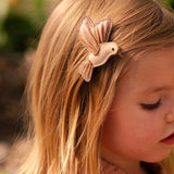 Donsje | Zaza Sky Hairclip Hummingbird - Clay Metallic Leather