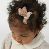 Donsje | Zaza Sky Hairclip Hummingbird - Clay Metallic Leather