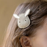 Donsje | Hairclip Josy Bunny - Taupe Nubuck